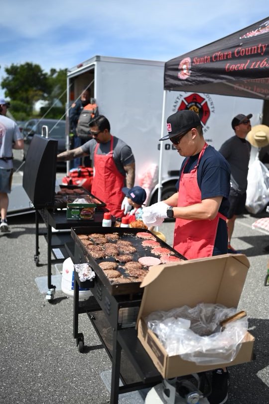 Today, your #sccfirefighters hosted  a BBQ for our dispatchers in honor of National Public Safety Telecommunicators Week. We thank you for your service and appreciate the hard work behind the scenes. 
. 
.
.
.
#Local1165 #Dispatcher #NPSTW #SantaClaraCounty