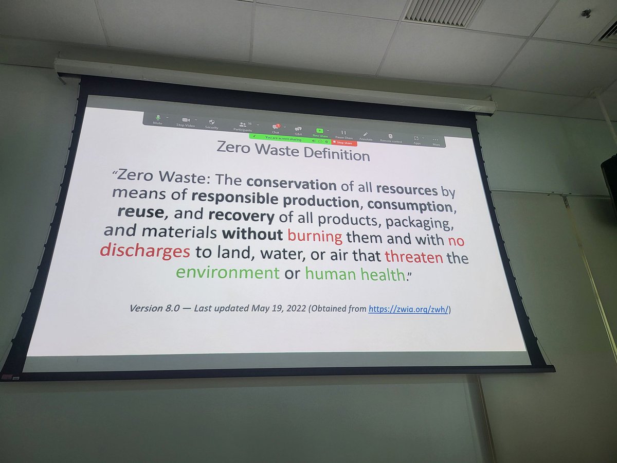ManeeshJuneja's tweet photo. Really enjoyable session at #PHAM2024 by Dr Jane Gew with practical examples of initiatives at Sunway University towards reaching #zerowaste https://t.co/1jnLpXbYXX