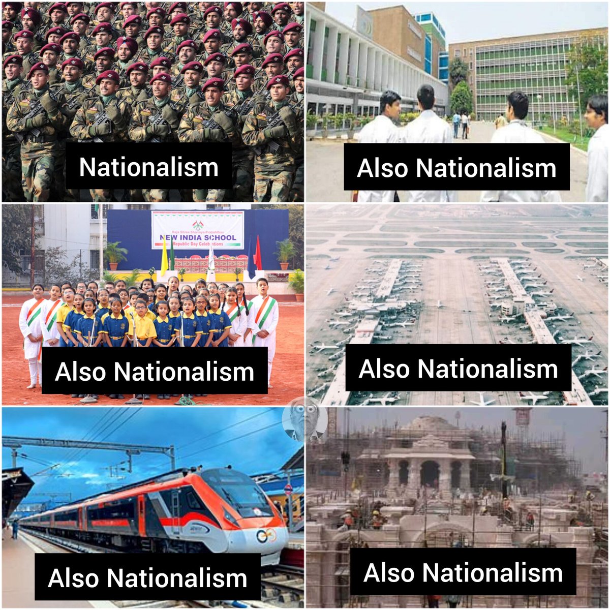 total_woke_'s tweet photo. Nationalism is awesome #RamMandir https://t.co/DYKdwg6AML