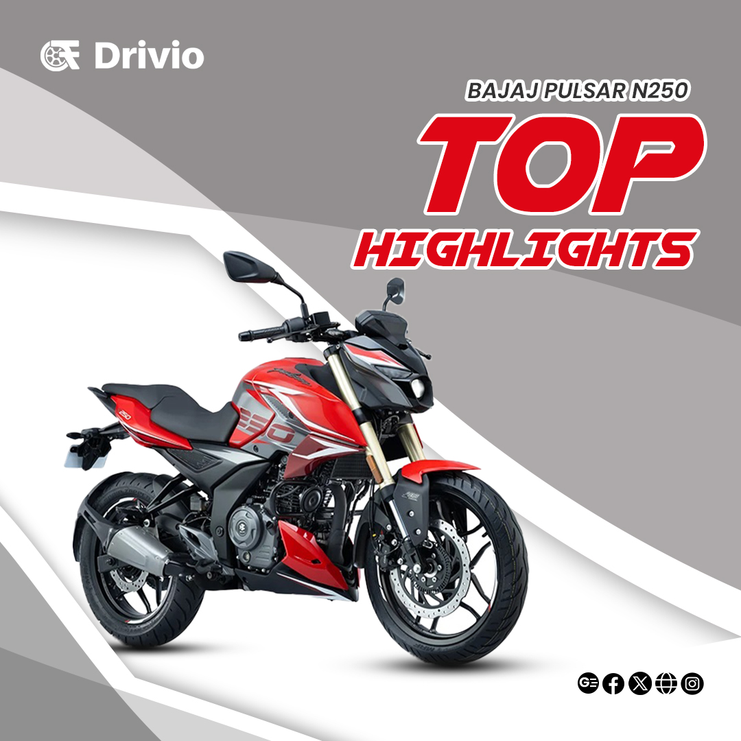 Revving up the excitement with the 2024 Bajaj Pulsar N250! Here are 5 important things you should know about this new release.

Read more drivio.in/reviews/2024-b…

#BajajPulsarN250 #NewRelease #TwoWheeler #BikeNews #NewBikeAlert #RideWithStyle #BikeLovers #drivio_official