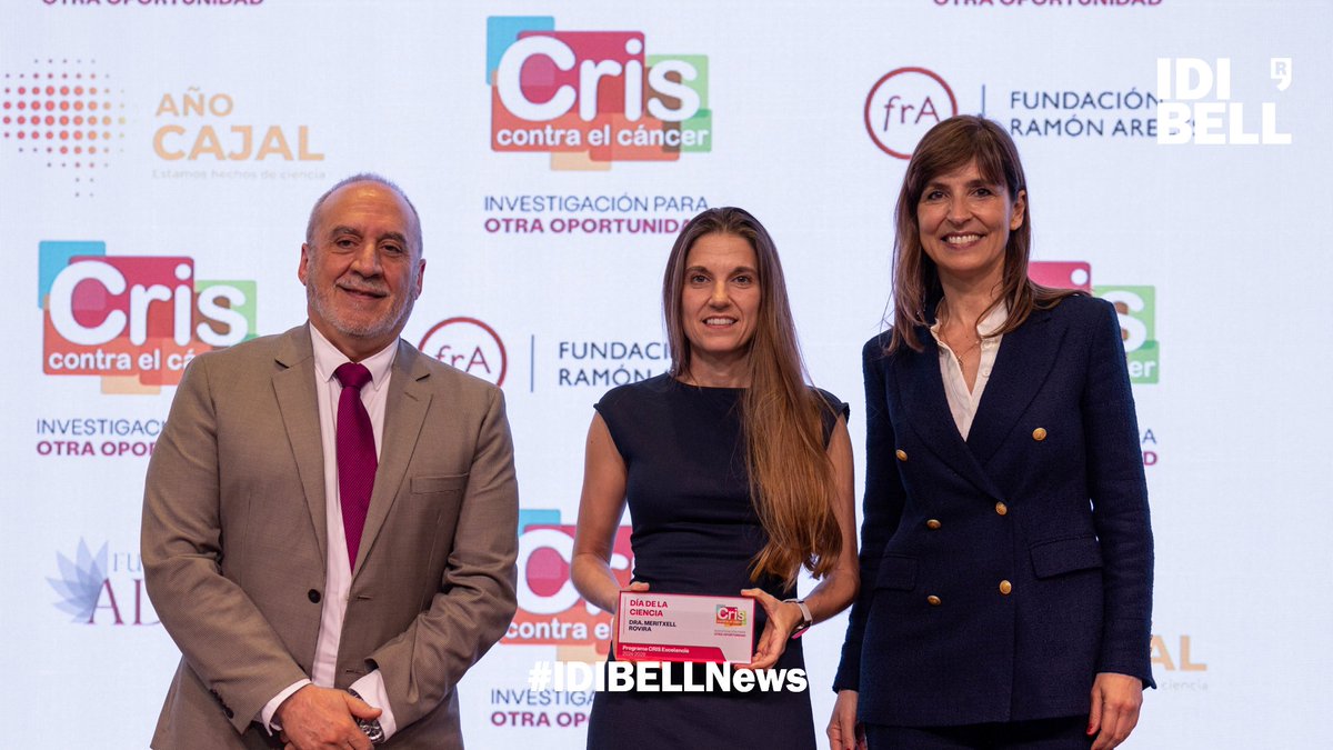 La Dra. Meritxell Rovira @idibell_cat @UniBarcelona, guardonada amb el premi “CRIS de Excelencia” @criscancer per estudiar el càncer de pàncrees, identificar nous marcadors de detecció precoç i desenvolupar estratègies de medicina personalitzada🧬🔬. 📰idibell.cat/2024/04/la-dra…