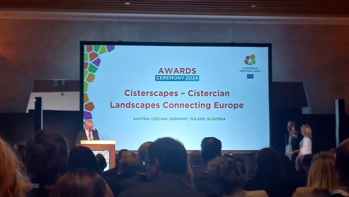 🇪🇺🏆We were delighted to attend yesterday's #EuropeanHeritageLabel award ceremony where 7 new sites - including 3 religious heritage sites! - received this certification in recognition of their contribution to European history, culture and integration. Congrats to them all🎊!