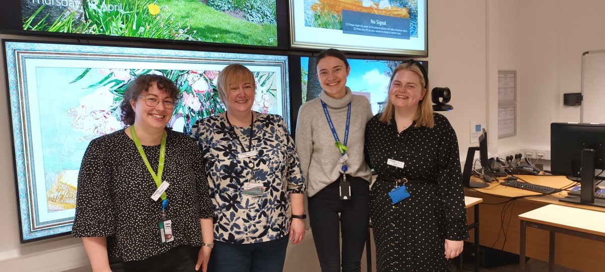 Beaumont_SLT's tweet photo. @RuthMax53428355 @JenaCronin  @olwenrom and Orlaith at our inservice talking about community adult SLT services in our area. https://t.co/vlunBX6YSf