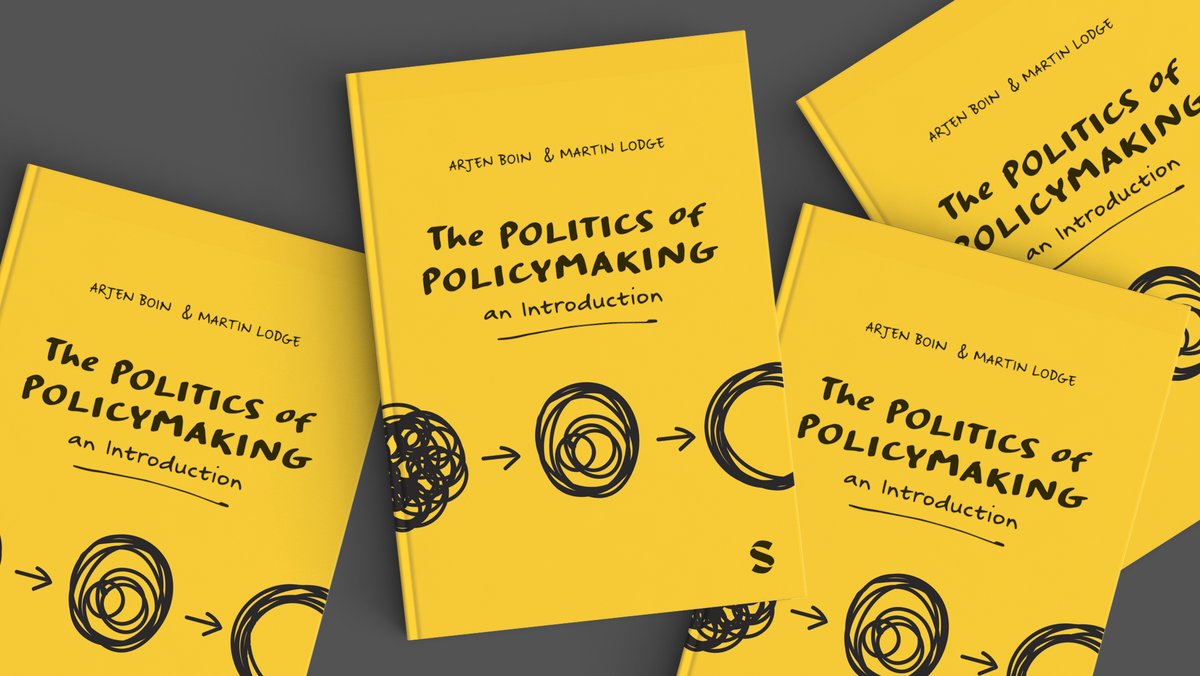 Listen to authors of ‘The Politics of Policymaking’ @arjenboin and @MartinLodge talk about 'polycrises', political goals, and how to enthuse the next generation of policy heroes in their webinar from last month: ow.ly/U2JN50Rh0sx @ISGA_Hague @lsepoliticsblog