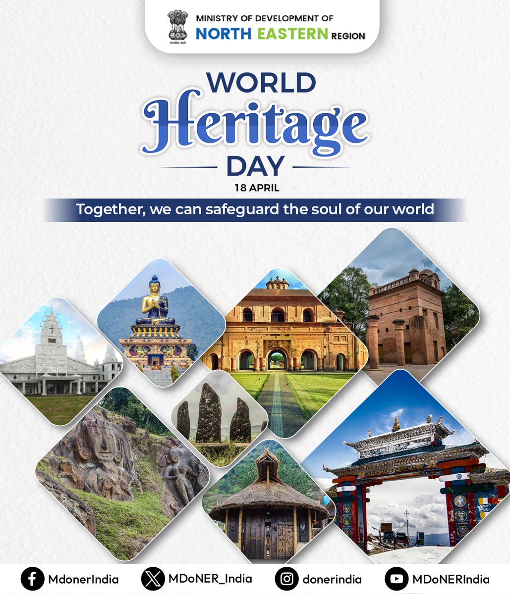 Heritage Unites Us 🌍✨ On World Heritage Day, let's honour and protect the treasures of our past, ensuring they continue to inspire and enrich future generations. 🌟 #WorldHeritageDay2024 #PreserveYourHeritage