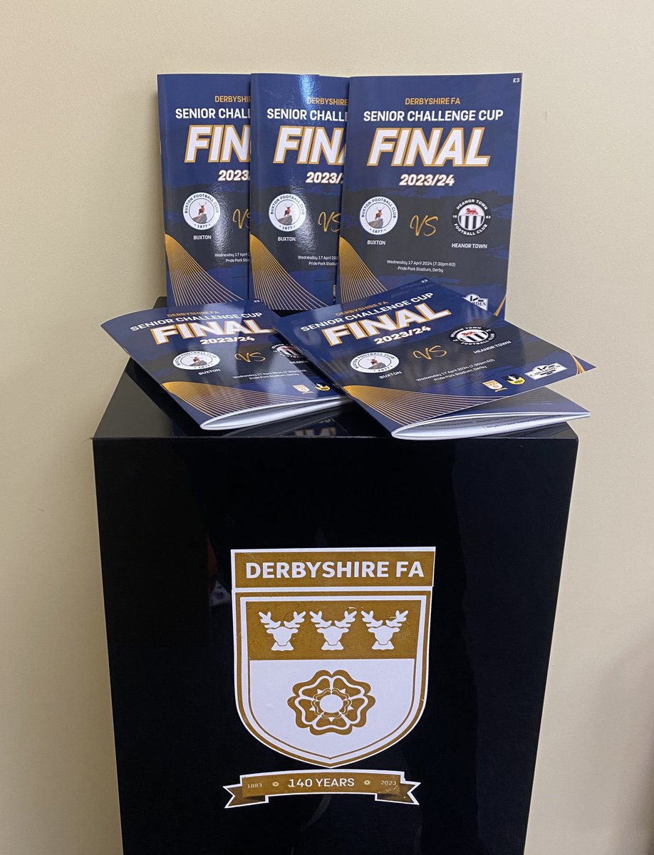 We have just 8️⃣ copies left of the @CawardenCo Senior Challenge Cup Final programme. These were snapped up like gold dust on the night! ✨ Interested in buying a copy? Collect from our office for just £3 each. First come, first served! #DCFACountyCups 🏆
