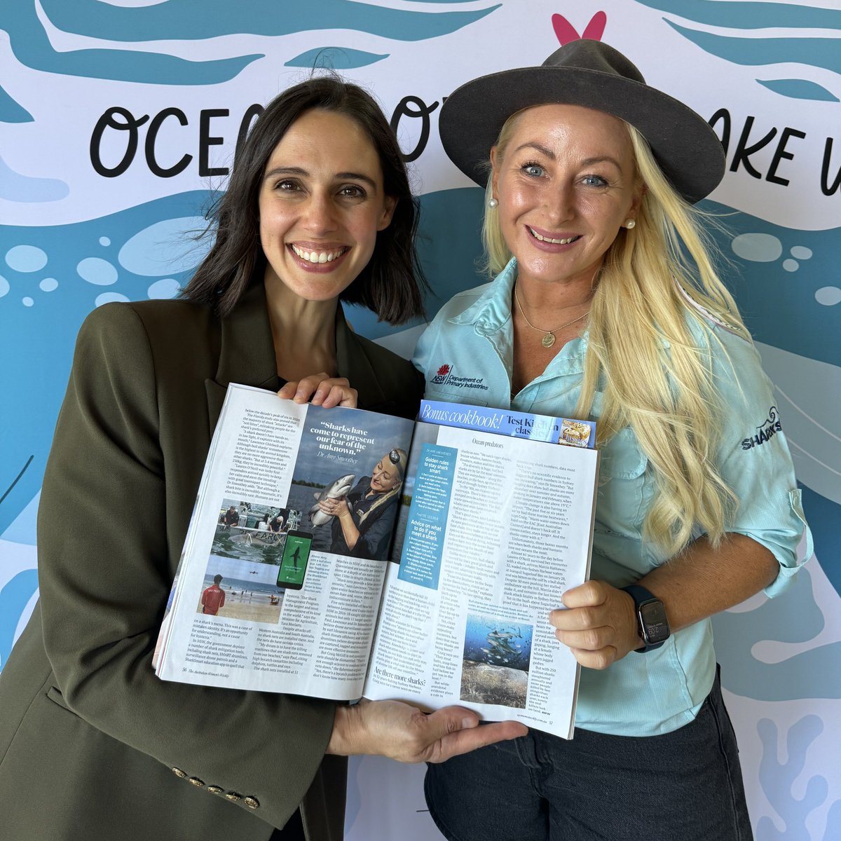 #Womeninscience working hard to provide the correct science, this time in the @WomensWeeklyMag 🦈

An informative, educational and grounded discussion about #sharks in Australian waters. This comes after this years earlier incident in #SydneyHarbour with a bull shark.