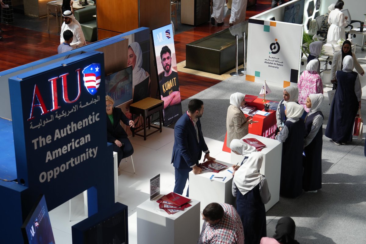 ⏰Last Call! The Derasti Educational Fair ends Tomorrow, April 19! ⏰ Don't miss your chance to explore your future at the AIU booth. Visit us today at 360 Mall! @derastikw #AIU #DerastiEducationalFair #360Mall