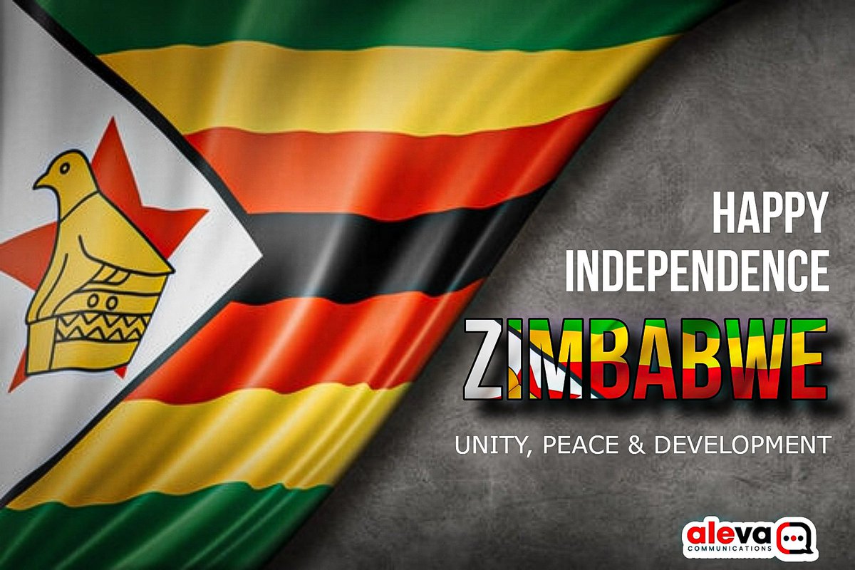 alevamedia's tweet photo. "The dawn of a new era, the birth of a
nation,
May Zimbabwe's spirit endure,
A beacon of freedom
As the sun sets on this glorious day,
A vision beckons, Zimbabwe's future
is underway"

#ZimIndependence #18April #Zimbabwe #Explore #Entertainment #Marketing #brand #TheWorldMustKnow https://t.co/7gxESpR1iu