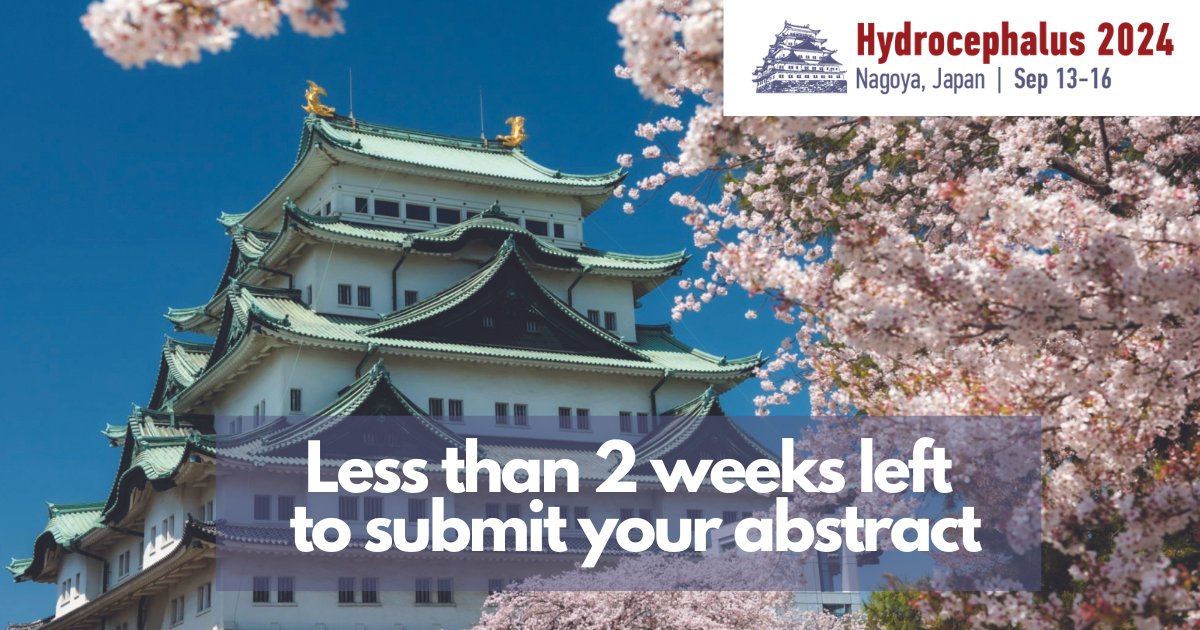 🌏 Calling all researchers! 📢 Less than 2 weeks left to submit your abstract for #Hydrocephalus2024 If you are a young researcher, you can participate in this year's Young Investigators Awards competition and compete for one of the 5 prizes. hydrocephalus-meeting.com/abstract-submi…