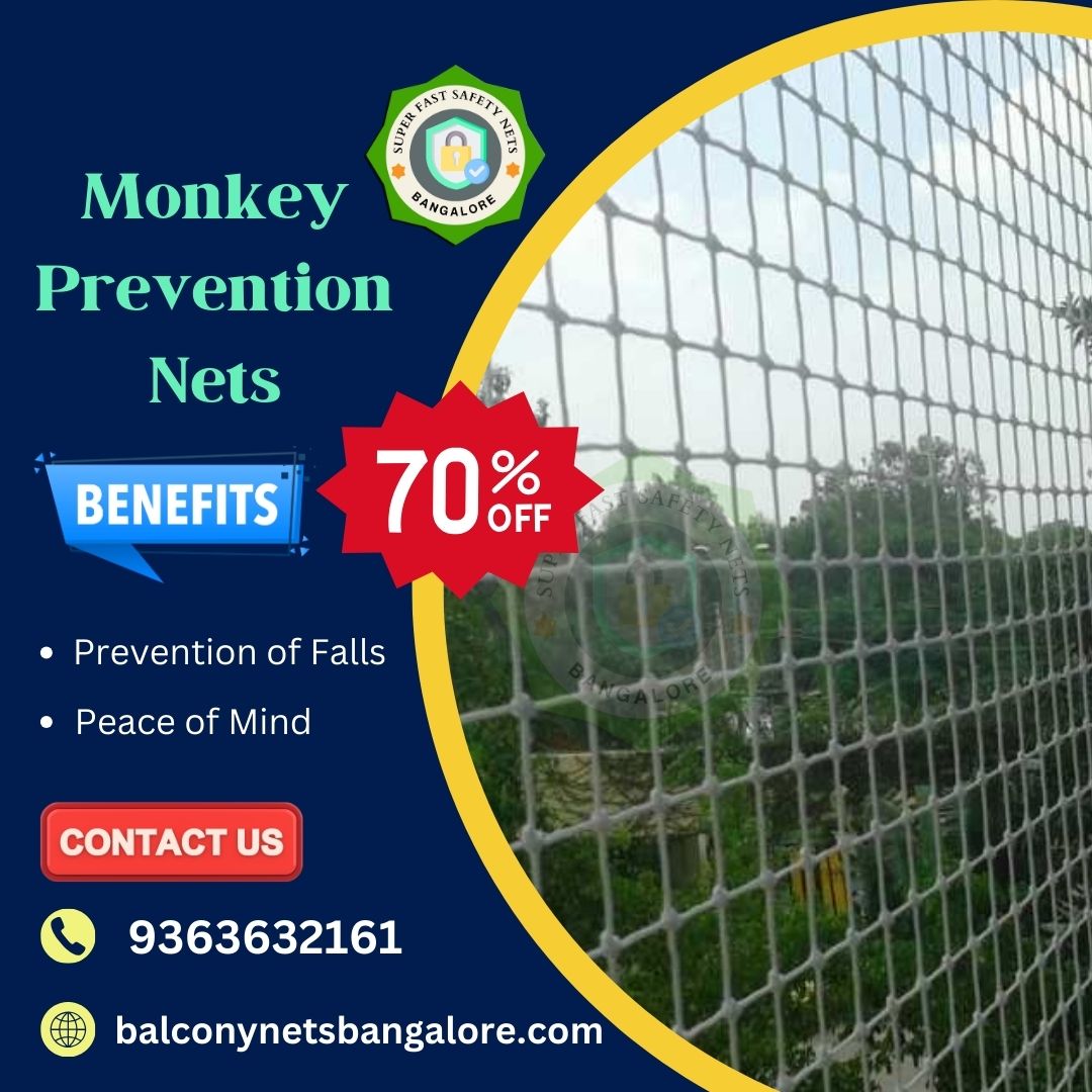 superfastnets's tweet image. Keep monkeys at bay with Super Fast Safety Nets in Bangalore! Our durable monkey prevention nets offer reliable protection for your property. Contact us at 9363632161 for expert installation services. #MonkeyPrevention #BangaloreNets #SuperFastSafetyNets
balconynetsbangalore.com/monkey-prevent…