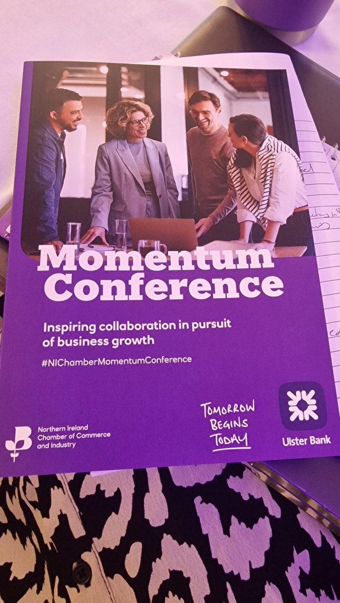 Minister Murphs* speech at the @NIChamber #MomentumNI conference was so refreshing to hear such great strategic vision for the future of the  #NIEconomy. His four core themes have so much potential for the #SocialEnterprise sector. His #GoodJobsBill will be a #GameChanger