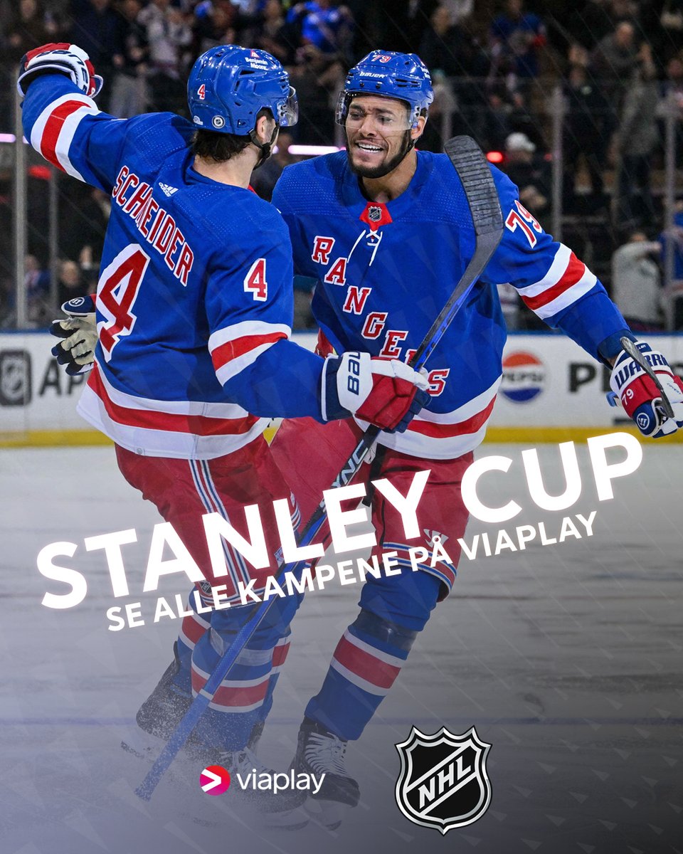 Lørdag kveld starter Stanley Cup Playoff🔥 Alle kampene ser du på Viaplay.