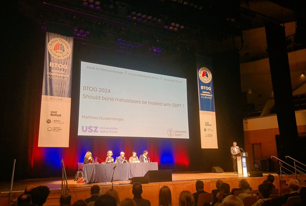 Gerard Walls (@gwalls89) on Twitter photo <a href="/Mat_Guc/">Matthias Guckenberger</a> updating the UK thoracic oncology community on the role of SABR in bone metastases in NSCLC!
<a href="/BTOGORG/">BTOG</a> <a href="/ESTRO_RT/">ESTRO</a> <a href="/UZH_en/">University of Zurich</a> <a href="/Mat_Guc/">Matthias Guckenberger</a> updating the UK thoracic oncology community on the role of SABR in bone metastases in NSCLC!
<a href="/BTOGORG/">BTOG</a> <a href="/ESTRO_RT/">ESTRO</a> <a href="/UZH_en/">University of Zurich</a>