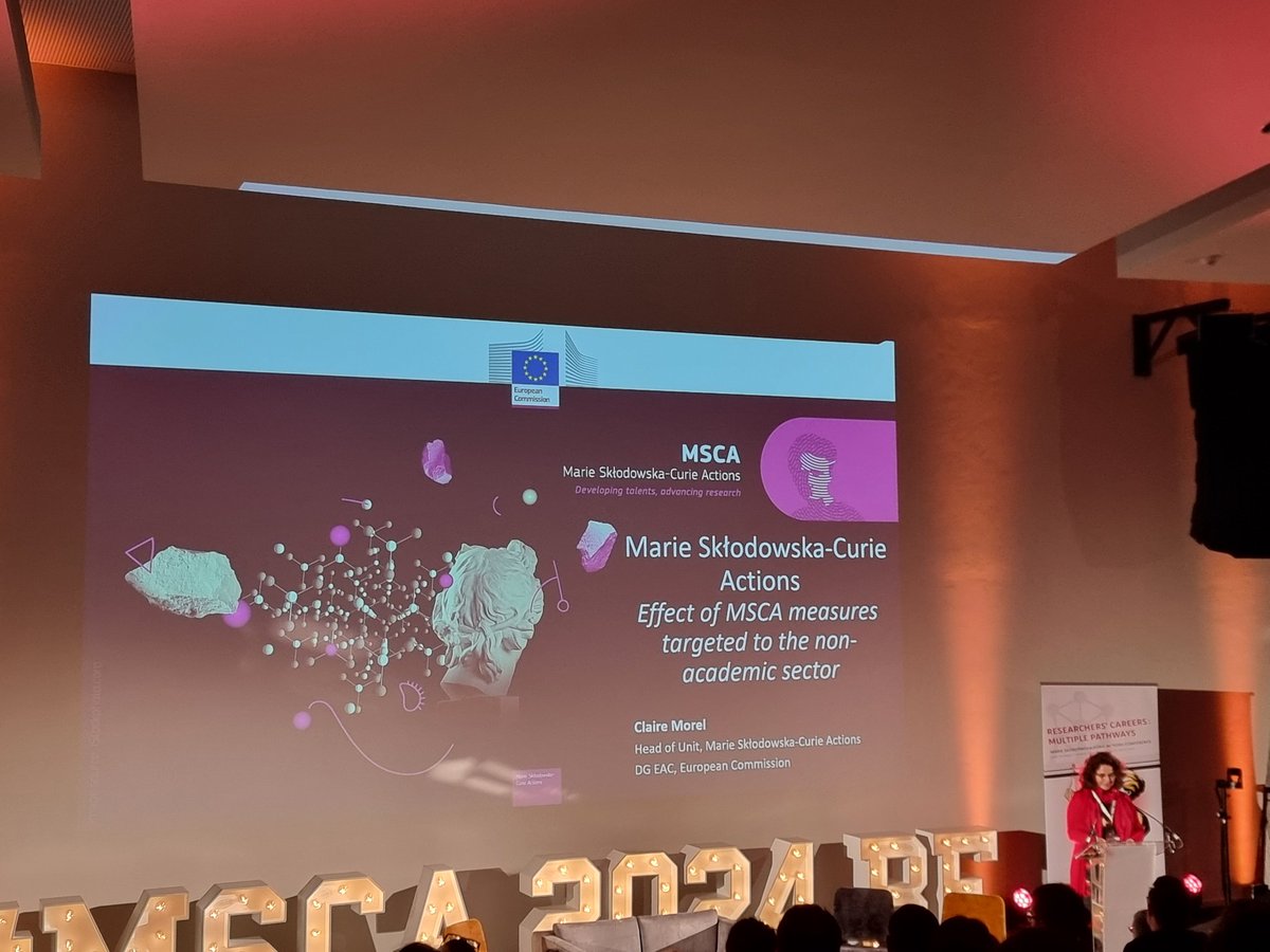 mmshawrav's tweet photo. Claire Morel, Head of @MSCActions
■non academic participation in #MSCA is encouraged. additional 6m #Funding
■new internship opportunities. Synergy with @EITeu
@EUeic
■ #intersectoral mobility enhances #Career #opportunities outside #academia
#MSCA2024BE https://t.co/GNewjUbHJi