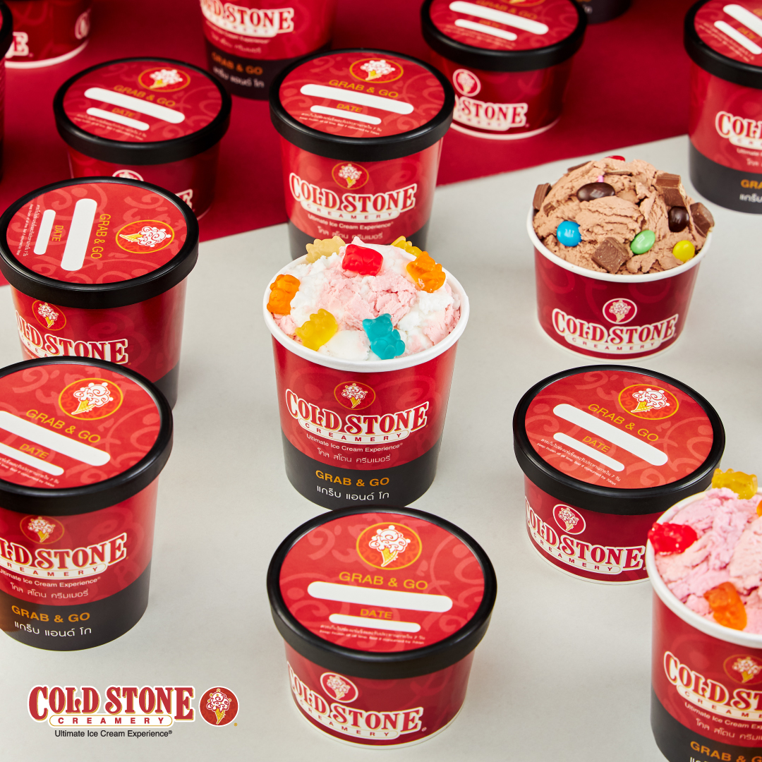 อากาศร้อนสุดขีด แวะมาซื้อ Ice Cream #GrabandGo ทานให้ชื่นใจ หรือซื้อตุนไว้ทานวันหลัง สะดวก หยิบทานได้ทุกเมื่อ 🍨

🍦 ขนาด 170 กรัม ราคา 169 บาท
🍦 ขนาด 290 กรัม ราคา 299 บาท

📍ที่ร้าน Cold Stone ทุกสาขา
📌ราคาอาจมีการเปลี่ยนแปลงในบางสาขา

#ColdStoneThailand #ColdStoneCreamery