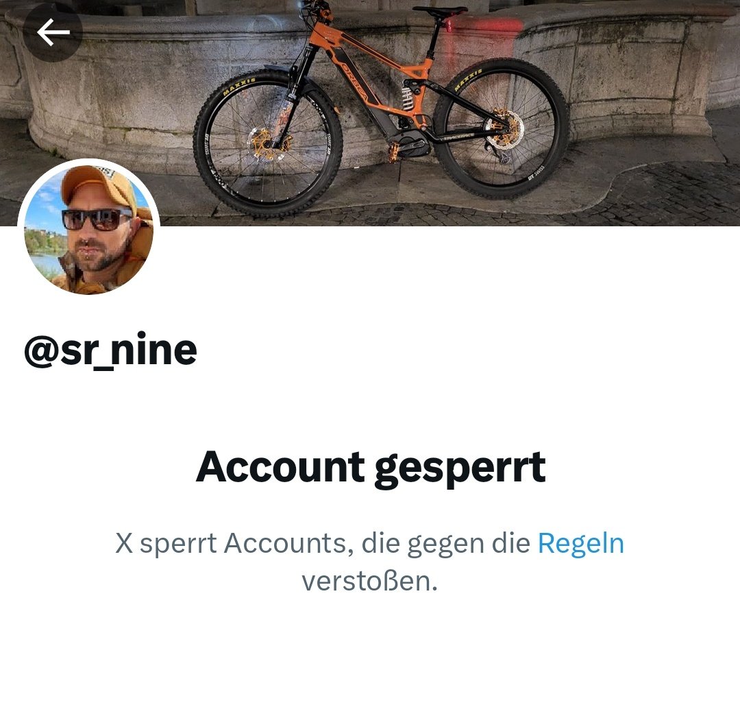 Wow. Das ging schnell. Hätte nicht damit gerechnet😶

Ihr müsst wirklich kräftig gemeldet haben 😂😂😂🙈

Dankeschön ihr Süßen❤️
Dass ihr euch hinter einer Türkin stellt und einen Antifa-Freak meldet, sagt alles über die angeblichen Rechtsextremisten aus ❤️

#AfD #LautGegenLinks