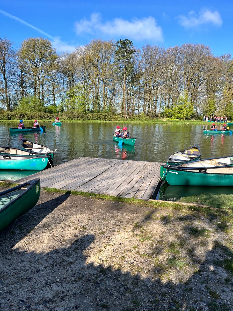 Day 2 of PGL trip. A very clear and sunny morning. Year 8 students are very excited to go canoeing. Have fun everyone! #HASUlife