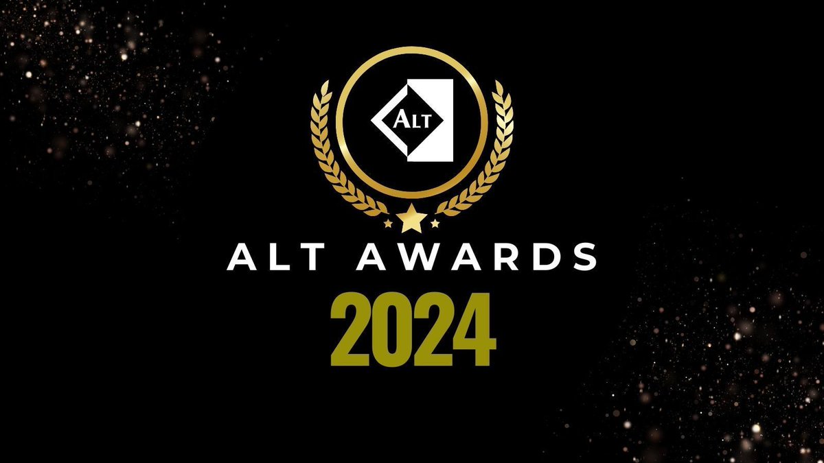 We are delighted to announce that the ALT Awards 2024 are now open for entries until Tuesday 11 June! Now in their 17th year, the ALT Awards are back once again to celebrate and recognise excellence & achievement in Learning Technology. buff.ly/3UfJ1w9 #altc