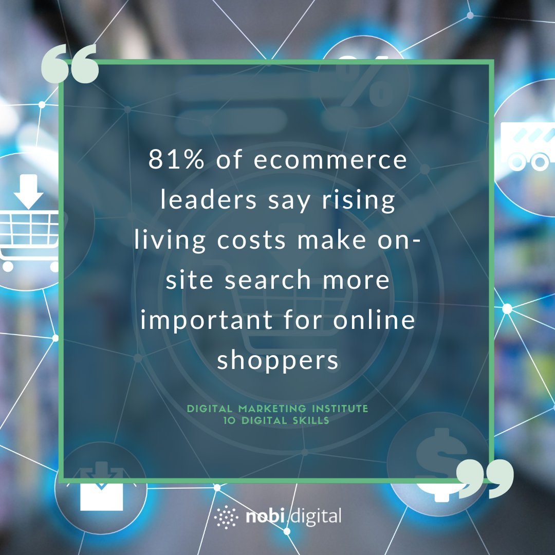 nobi_digital's tweet photo. Navigating rising living costs, ecommerce leaders highlight the crucial role of on-site search for seamless online shopping.

#EcommerceInsights #SearchOptimization #CustomerExperience https://t.co/LCU0uw6QLr