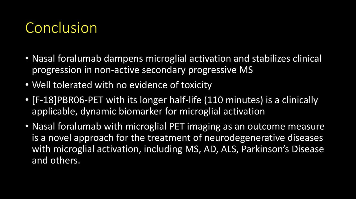 Today we Announced New Quantitative PET Imaging Data on Foralumab at the Annual Meeting of the American Academy of Neurology, Presented by @DrTarunSinghal. @AANmember $TLSA #AANAM #AAN2024 @NeuroscienceNew 
tizianalifesciences.com/news-item?s=20…