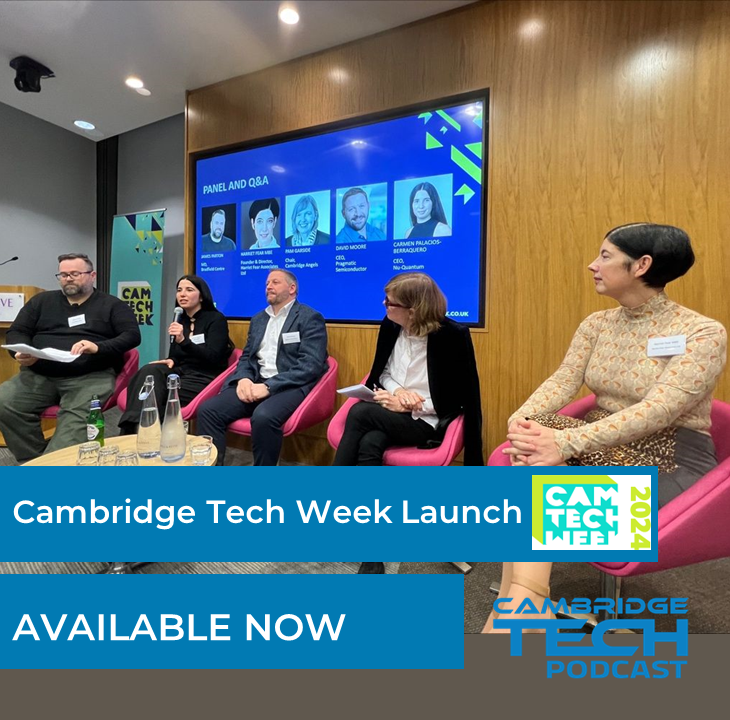 #TBT You missed the launch of Cambridge Tech Week 2024? As the 🎙️ official podcast partner 🎙️ to #CamTechWeek, we’re bringing you highlights from the two launch events. #CamTechPod