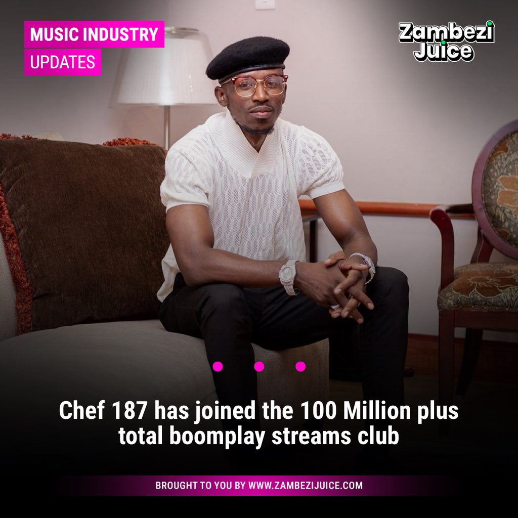 @Chefy187 is now among the few artists to have amassed over 100 million streams on Boomplay. He joins the likes of @joeboyofficial , @yomapsofficial , @burnaboygram , @heisrema and many more artists.