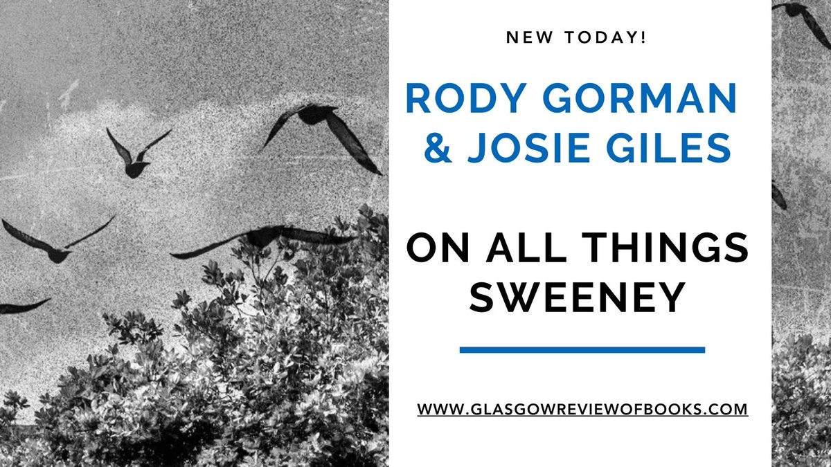 NEW TODAY - 🙏 to @RodyGorman & @HJosephineGiles for taking part in our latest interview. They discuss Rody's much-anticipated new poetry collection 'Sweeney: An Intertonguing' @fbpublishers & more. Full interview (& our other FREE content) right here: wp.me/p3nrhP-7mU