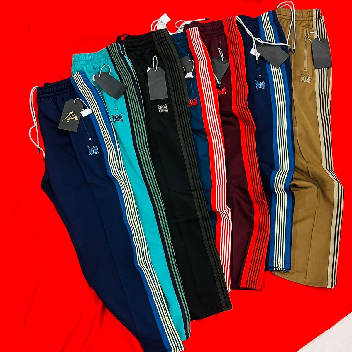 Needles pants available 250 cedis