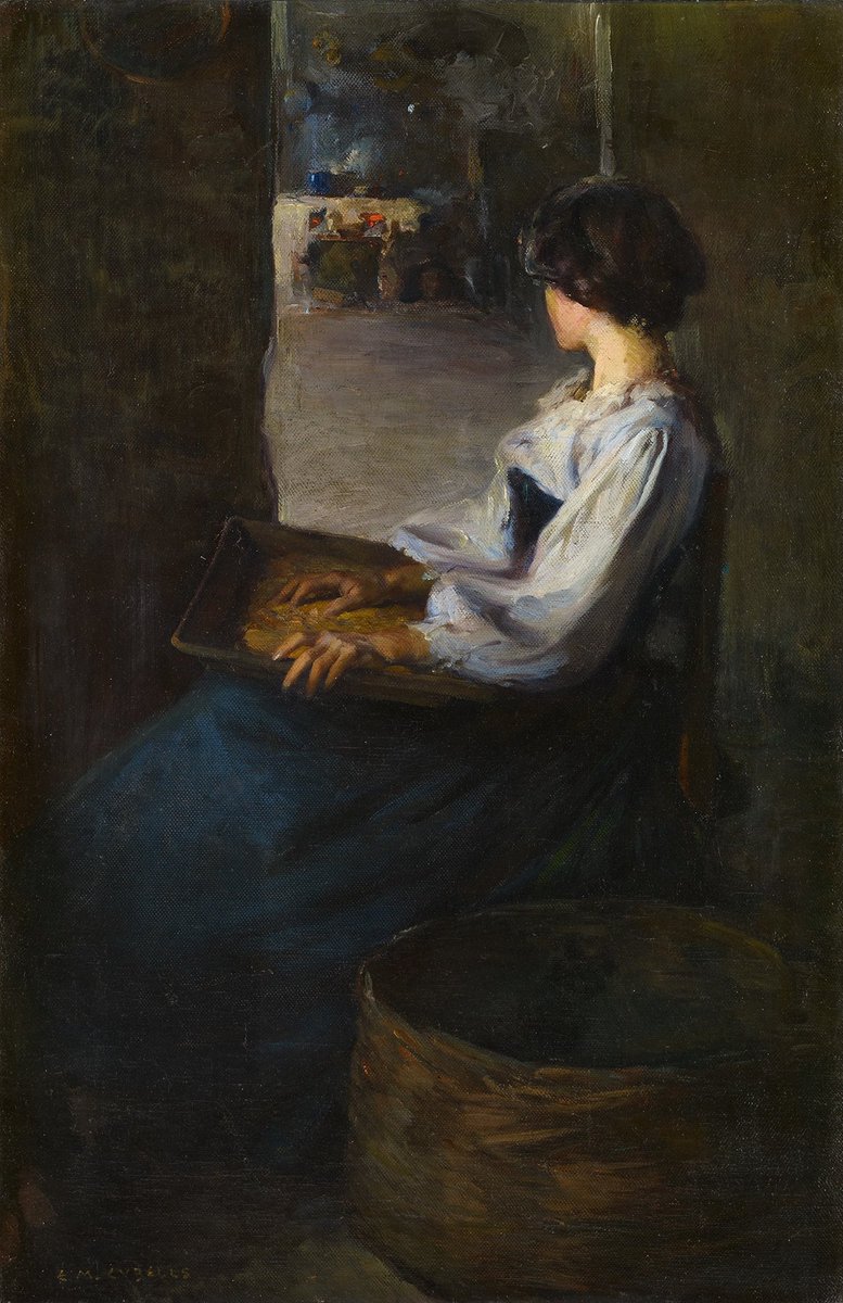 'Breton Woman'
{1899-1900}
By ~ Enrique Martínez Cubells