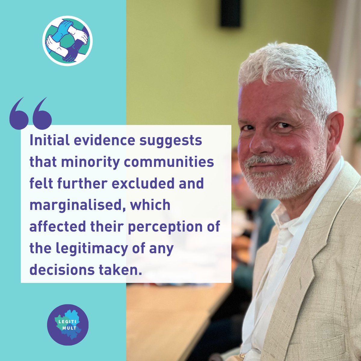 Human rights and non-discrimination: what are the perceptions and attitudes of persons belonging to diverse minorities on the legitimacy of crisis management during Covid-19? Mitja Žagar @InEthnicStudies #LEGITIMULT #midtermconference