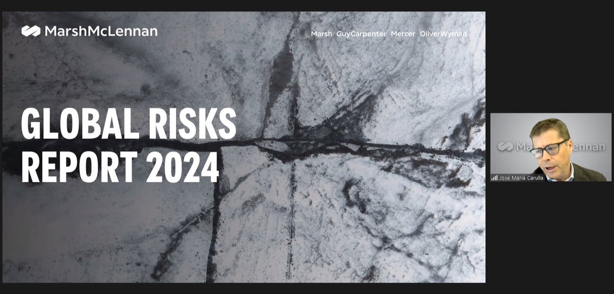 👨‍💼 Hoy hemos analizado junto a @MarshGlobal y los #sociosVitartis los riesgos recogidos en el informe #DAVOS2024 y las perspectivas a corto y largo plazo, para ayudarles a orientar su estrategia corporativa 💼 y la planificación de la gestión de #riesgos