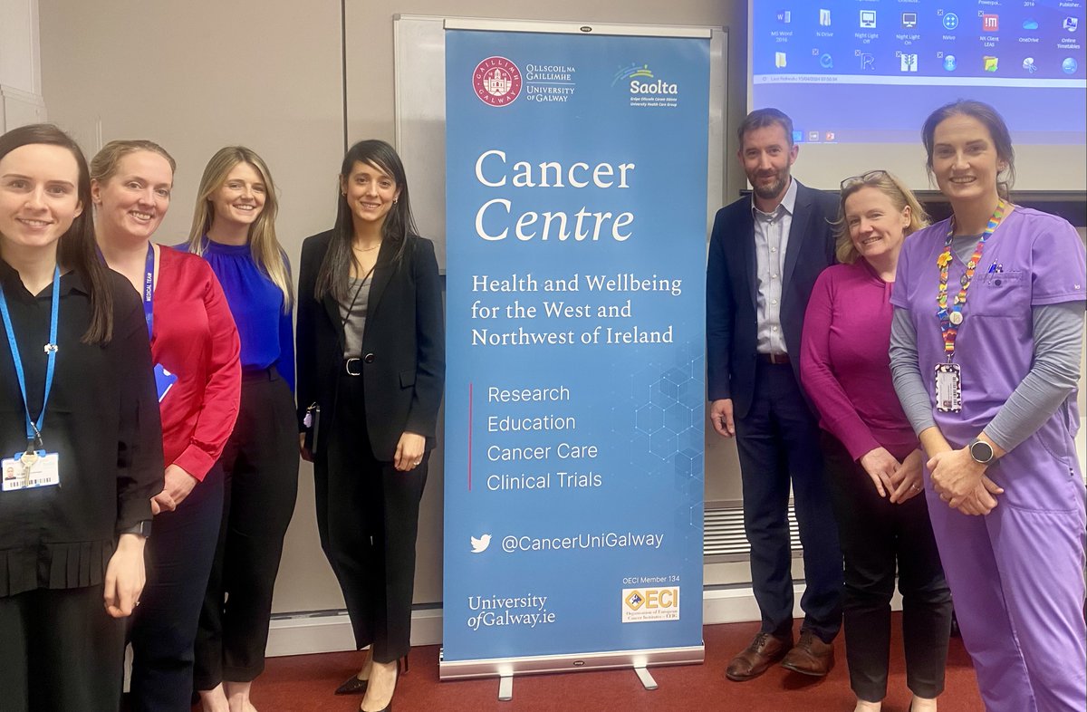 Thanks to Patricia Gleeson CNS, Dr Charlotte O'Sullivan, Dr Sarah Ruttledge and the #AYACancer team for presenting at our Cancer Seminar Series. 

A great demonstration of MDT care, including hospital and community, in a challenging profession. 

@saoltagroup @mccarthymt7