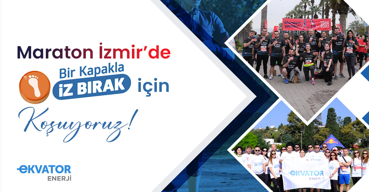 Ekvator Enerji olarak 21 Nisan Pazar günü Maraton İzmir’de “Bir Kapakla İz Bırak” için koşuyoruz. 

#EkvatorEnerji #Maratonİzmir #BirKapaklaİzBırak