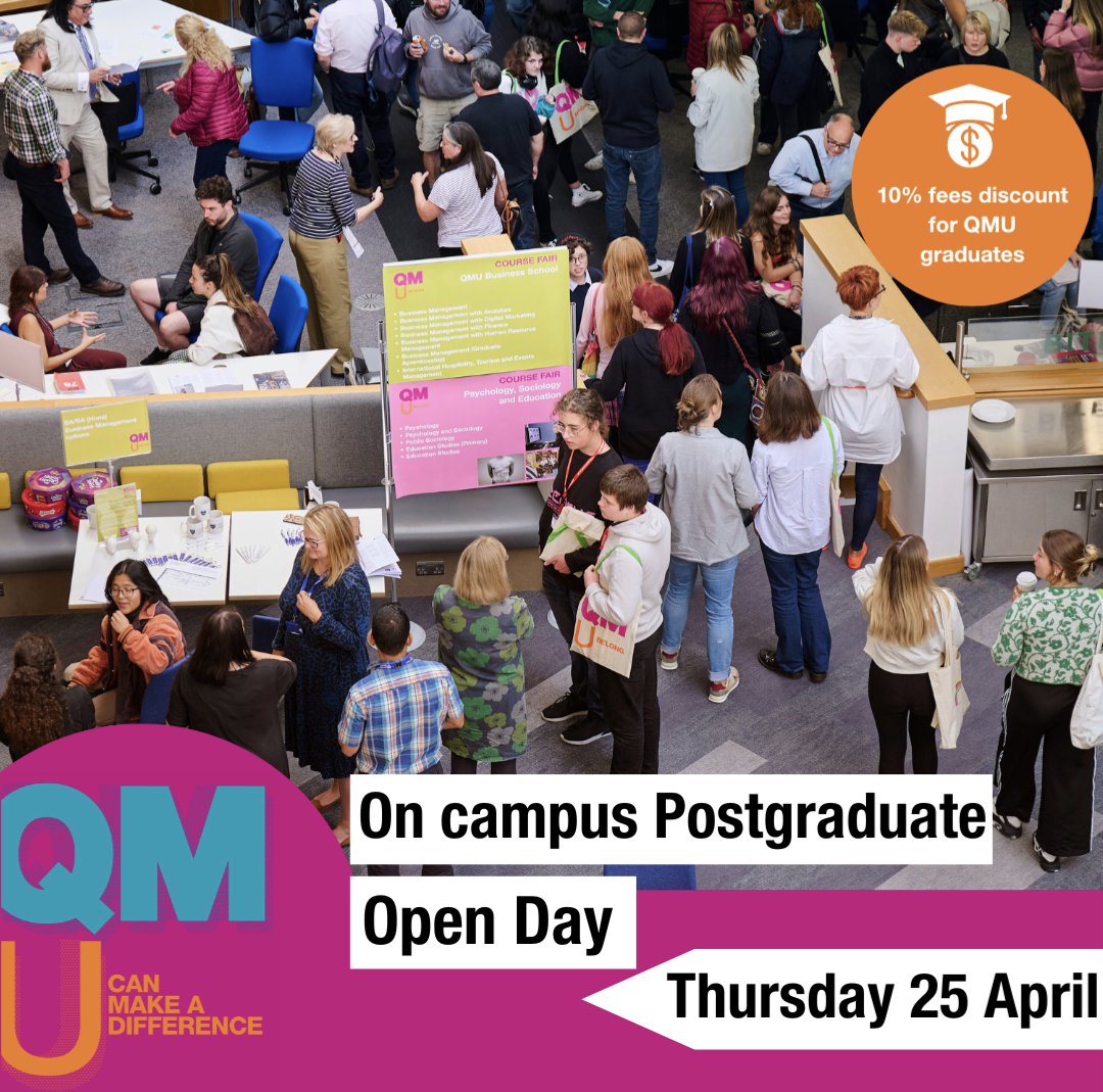 QMU_SLT (@qmu_slt) on Twitter photo Are you considering a career in SLT?
Why not join us at our Postgraduate Open Evening on 25th April, 5.30-7.30pm to find out how QMU can support you to become an SLT! 🎓Our talk is at 6pm!
Book your place here: rb.gy/hrvy2k
<a href="/QMUniversity/">QueenMargaretUni</a> <a href="/RCSLT/">RCSLT 💙</a> <a href="/rcsltscot/">RCSLT Scotland</a> Are you considering a career in SLT?
Why not join us at our Postgraduate Open Evening on 25th April, 5.30-7.30pm to find out how QMU can support you to become an SLT! 🎓Our talk is at 6pm!
Book your place here: rb.gy/hrvy2k
<a href="/QMUniversity/">QueenMargaretUni</a> <a href="/RCSLT/">RCSLT 💙</a> <a href="/rcsltscot/">RCSLT Scotland</a>