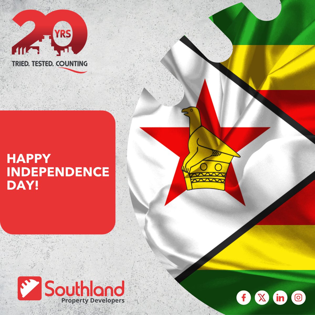 Happy Independence Day to all Zimbabweans. #ZimbabweTurns44 #ZimbabweIndependence