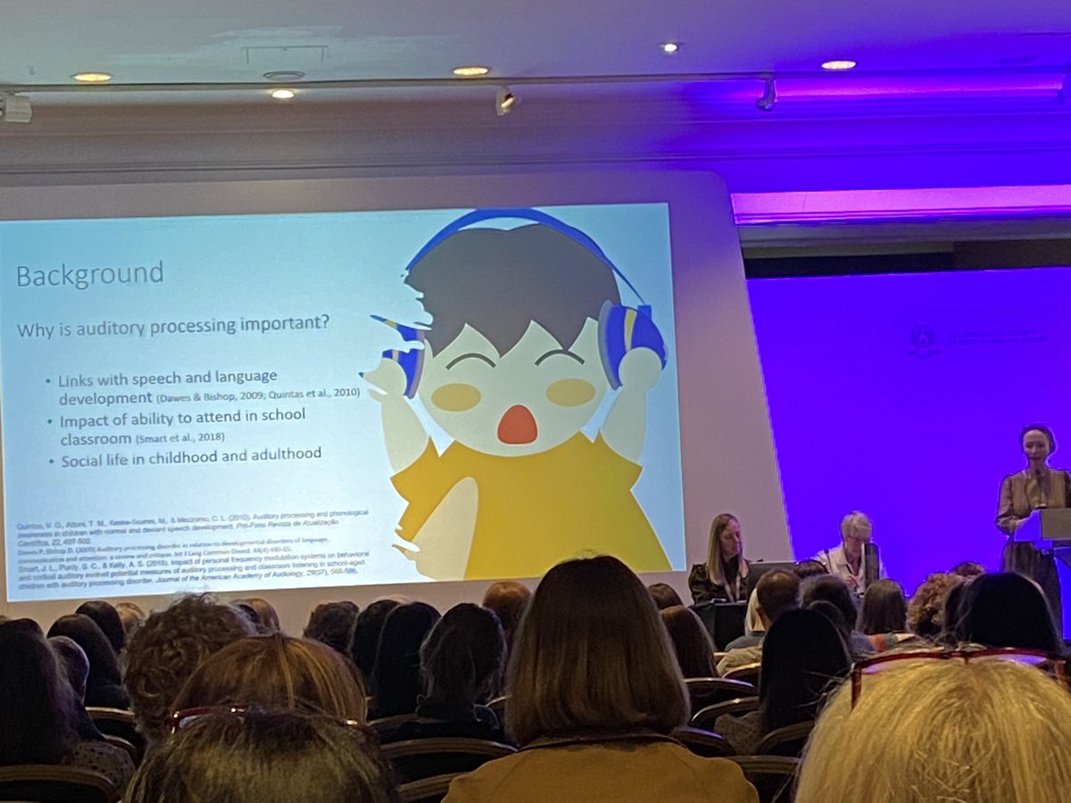 The Cleft Collective (@cleftcollective) on Twitter photo Great presentation from <a href="/stephmck1971/">Dr Stephanie van Eeden</a> on auditory processing of children with #Cleft using our data. History of hearing difficulties predicts later auditory processing #CFSGBI2024 Great presentation from <a href="/stephmck1971/">Dr Stephanie van Eeden</a> on auditory processing of children with #Cleft using our data. History of hearing difficulties predicts later auditory processing #CFSGBI2024