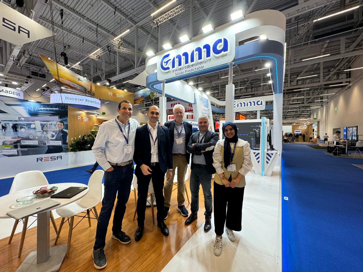 📌EMMA is a SaaS-based, AI-driven platform for airports, airlines, and all the stakeholders that creates a unique, real-time and forecasted view on operations and performance🖥️ Visit them on booth B90 in Hall 5.1