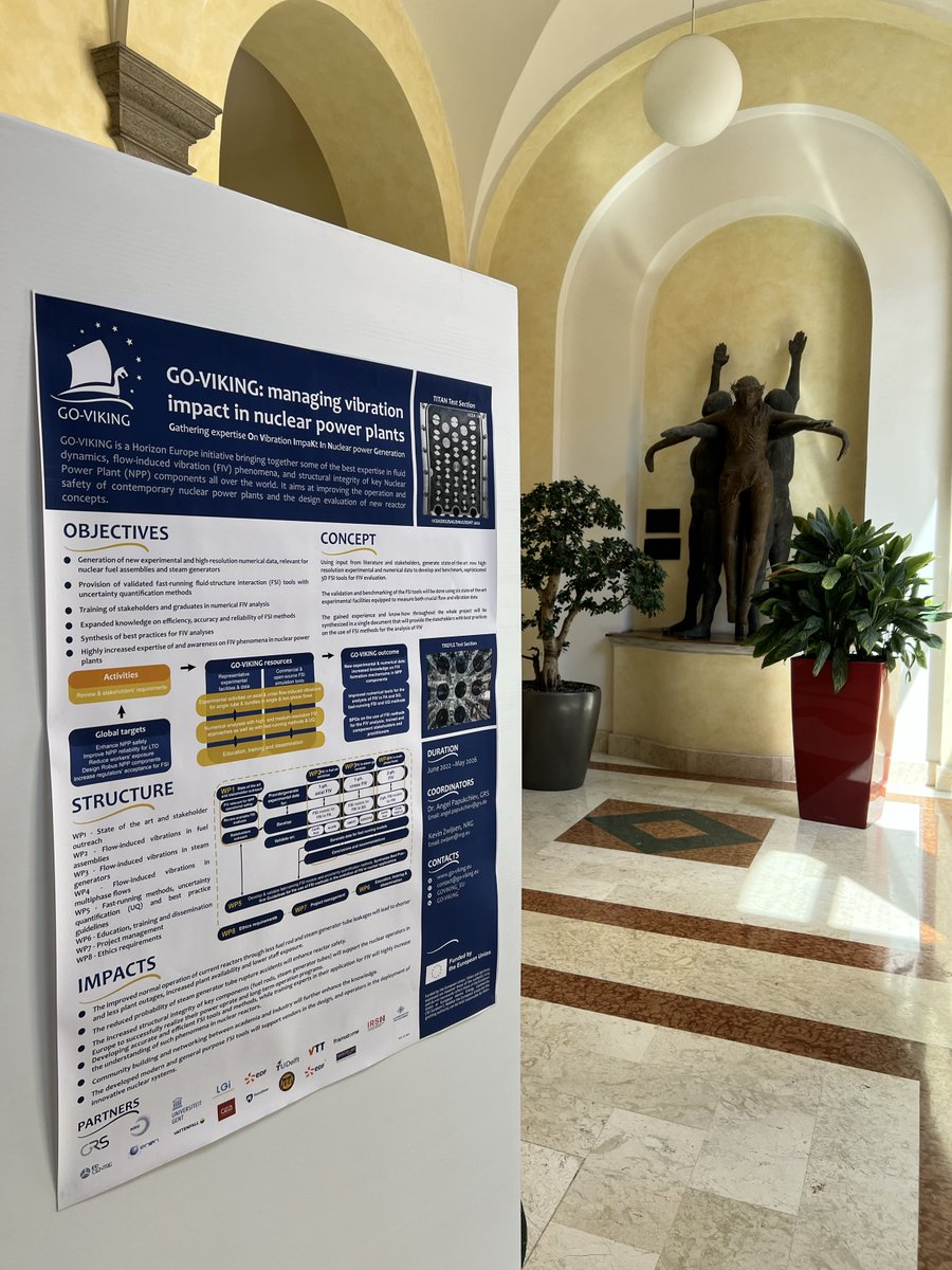 Get ready for the 2nd day of the #SNETPForum in Rome!
The day starts with a panel session and will focus on boosting nuclear innovation & development. 
More information on their profile 👉@SNE_TP  
Curious about GO-VIKING? Check our poster at the event!👇
#NuclearScience #Euratom