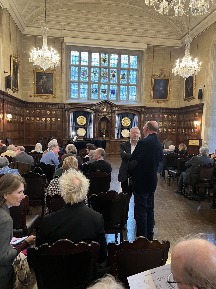AMusicalMedic's tweet photo. Great evening of music ⁦@wexfordopera⁩ 2024 preview last night at Ironmongers Hall
Can’t wait for the festival! https://t.co/SxixpGgQMh