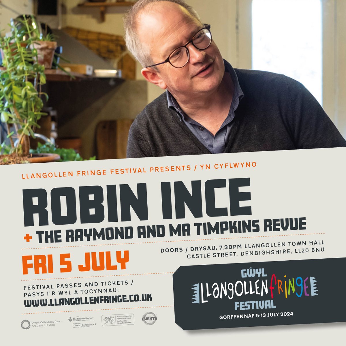 Llangollen Fringe Festival (@llangollenfring) on Twitter photo ANNOUNCED: The fantastic ROBIN INCE of @bbcradio4 and <a href="/themonkeycage/">Infinite Monkey Cage</a> joins the festival lineup for Fringe Comedy on July 5th.
Tickets at bit.ly/LFF24_Comedy
#LlangollenFringeFestival #Llangollen #NorthWales #WrexhamEvents #VisitWales #FringeFestival ANNOUNCED: The fantastic ROBIN INCE of @bbcradio4 and <a href="/themonkeycage/">Infinite Monkey Cage</a> joins the festival lineup for Fringe Comedy on July 5th.
Tickets at bit.ly/LFF24_Comedy
#LlangollenFringeFestival #Llangollen #NorthWales #WrexhamEvents #VisitWales #FringeFestival