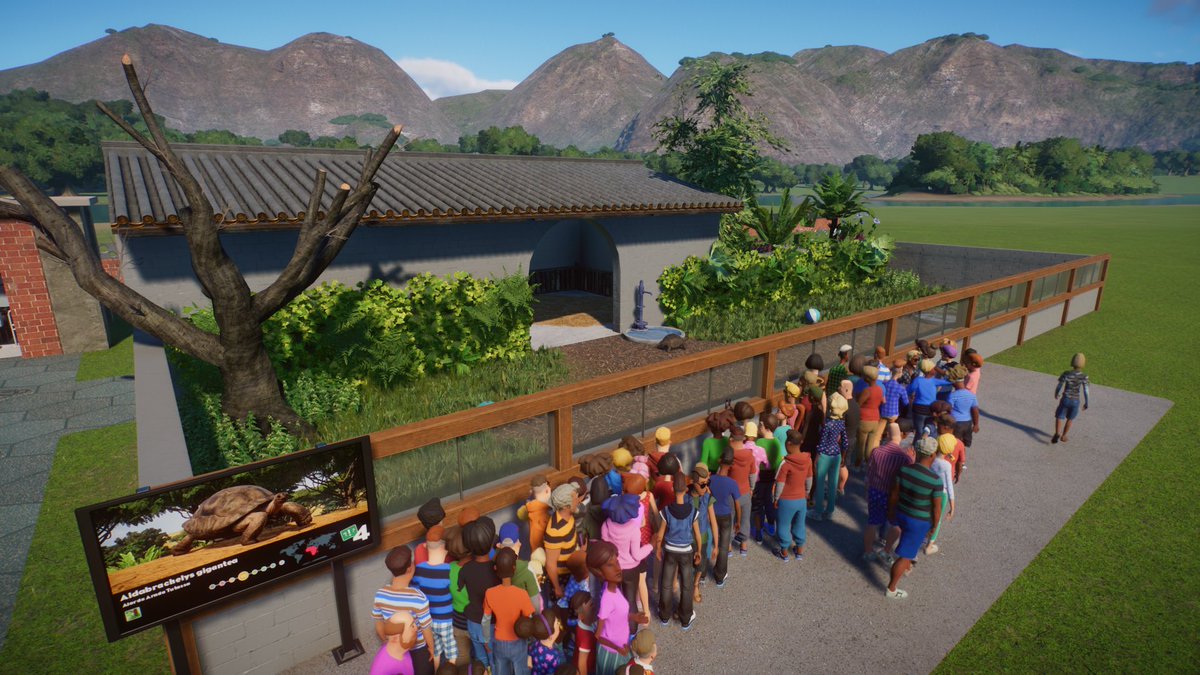 Paleo_Pizza's tweet photo. Made a small little enclosure with a house attached to it for some Aldabra Tortoises 🐢🐢🐢
https://t.co/67lbLBzrMj
🦒 - @PlanetZooGame
#planetzoo #planetzoodesign #planetzooinspiration #planetzoogame #planetzoobuild #zoo https://t.co/MCnZBObVK9