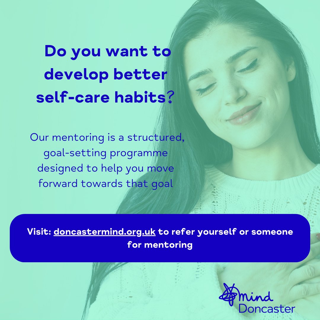 Mentoring is for you if you want to be empowered to thrive both mentally and emotionally in various aspects of your life. This programme is designed for both Adults (18+) and Young People (16 -25). Visit doncastermind.org.uk to make a referral or to get more information.