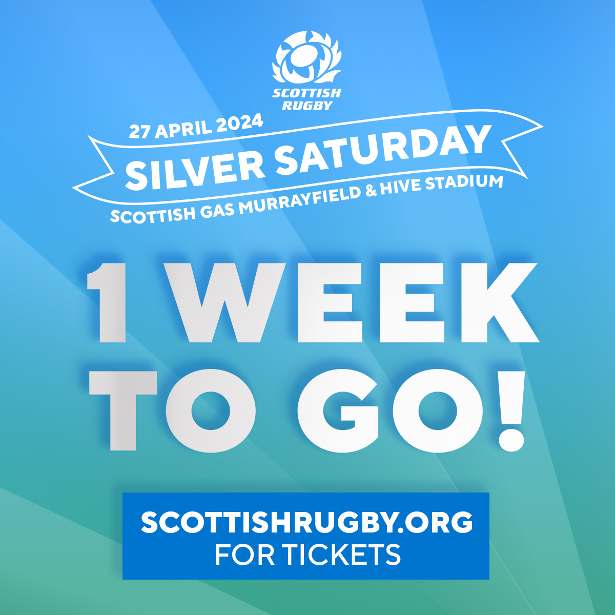 Silver Saturday kicks off this time next week 🏉🏟️ Tickets 🎟️ tinyurl.com/4ym9utnx