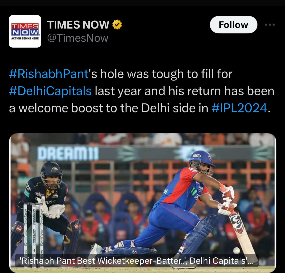 But, why were they trying to fill the “HOLE” of #RishabhPant ??