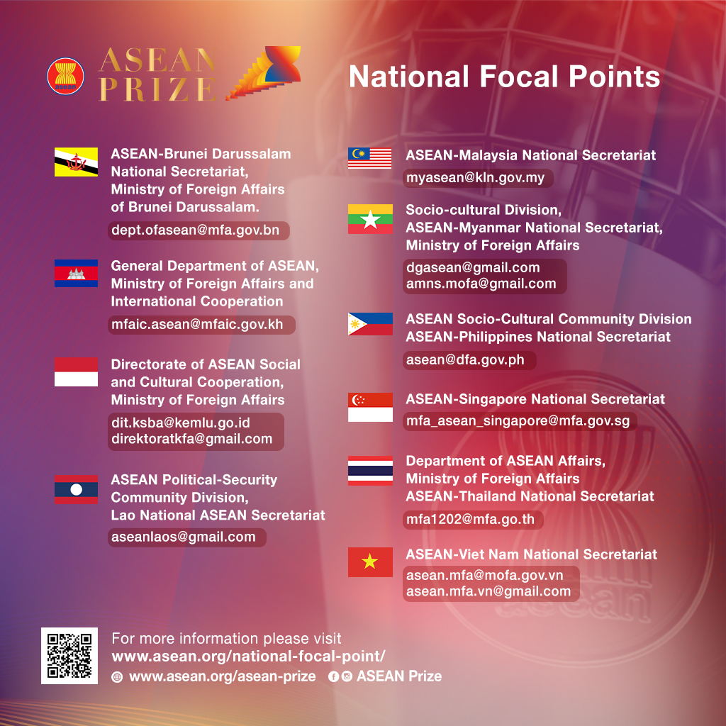 #ASEANPrize FAQ session! ASEAN Prize received enquiries regarding its selection process, ranging from inquiries about eligibility criteria and required supporting documents to the questions about selection committee and preferred areas of expertise.