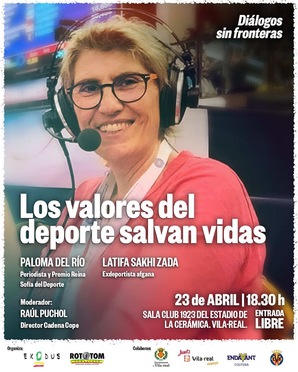 @sunsplash_es El Estadio de la Cerámica acogerá las conferencias de la periodista y Premio Reina Sofía del Deporte Paloma del Río y de la exjugadora de la selección afgana de baloncesto en silla de ruedas Latifa Sakhizadeh para destacar la importancia de los valores en el deporte.