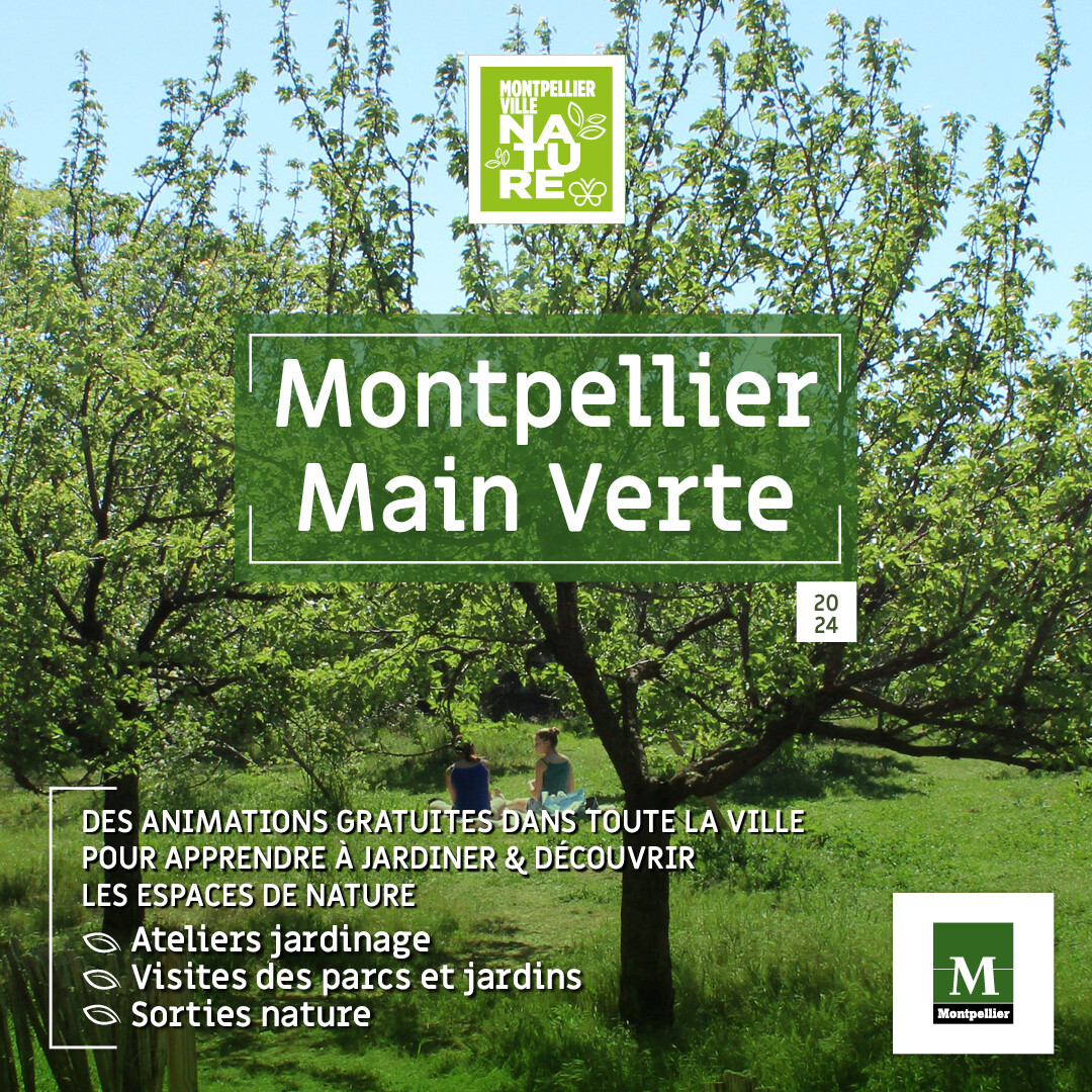 👨‍🌾👩‍🌾 Sorties nature, atelier jardinage, visite des parcs et jardins etc ... 🌳 Découvrez les animations 'Main verte' pour les apprentis jardiniers dans les parcs & jardins de Montpellier ! 🆓 Gratuit Durant les vacances de Pâques 👉 bit.ly/3CNTiFz