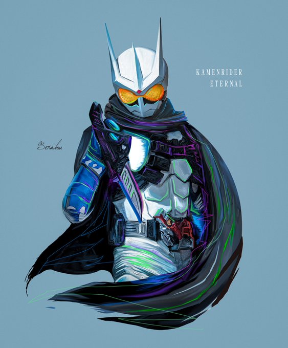 消えていく心の音色が 彼を悪魔に変える。  #仮面ライダーエターナル #kamenriderW #fanart 