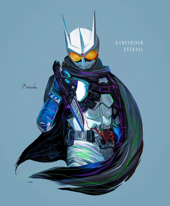 消えていく心の音色が 彼を悪魔に変える。  #仮面ライダーエターナル #kamenriderW #fanart 